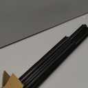 2 Pcs 36" Double Bubble Kerf Door Sweep 1-3/4" Wide Vinyl Weatherstrip Seal for Exterior Doors, Energy Efficient Draft Stopper, Easy Slide in Installation, Blocks Dust/insects/noise (Black)