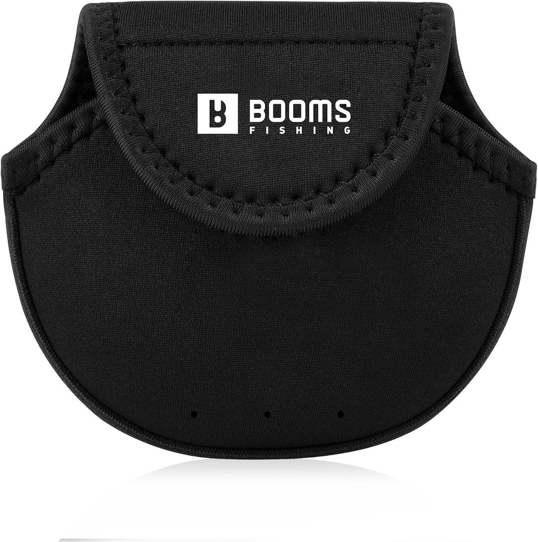Booms Fishing Fly Reel Case, Neoprene Fly Fishing Reel Cover with Hook Loop Closure - Fits Reels on Fishing Rod, Reels Storage Case Pouch Accessories for Fisherman, RC6 S/M/L