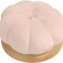 Hilltian Pin Cushion for Sewing, Wooden Base Sewing Pincushion with 100 Plastic Head Pins, Cute Pins Holder for Sewing Quilting (Light Pink)