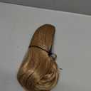 HEWEICSY Ponytail Extension, Clip on Ponytails for Women, 14" Claw Clip in Short Curly Wavy Pony Hair Extension for Women - Blonde