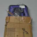 Sportneer Adjustable Ankle Weights Set - 1 Pair (2-10 lbs) Removable Sandbags for Women & Men, Comfortable Neoprene Leg Weights for Walking, Running, Pilates, Yoga, Home Workout & Physical Therapy (Purple)