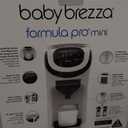 Baby Brezza Formula Pro Mini Baby Formula Mixer Machine Fits Small Spaces and is Portable for Travel Bottle Makers Makes The Perfect Bottle for Your Infant On The Go, White