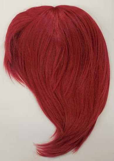 Wiggy Mermaid Short Black Wig for Men Black Emo Wig Goth Scene Hair Wigs + Cap for Stage Party Halloween Costume Cosplay