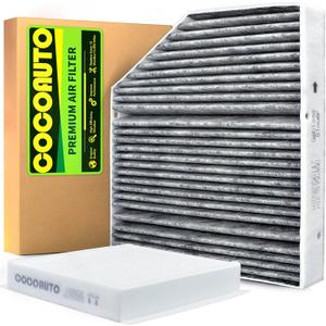 COCOAUTO Cabin air Filter kit for GLE350/GLE450/GLS450 (2020-2025), GLE53 AMG (2021-2025), Replace A1678350400, 2058350147, A1678350200, CU19014, WP10707, WP10544