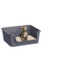 Cuddpaw Open-Top Large High Sides Cat Litter Entrance, 