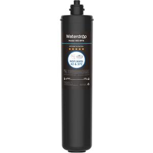 Waterdrop RF15 Replacement Filter Cartridge For 15UA/15UB/15UC Under Sink Water Filter, Reduces PFOA/PFOS, PFAS, Lead, Chlorine, Bad Taste & Odor, NSF/ANSI 42 Certified, 19K Gallons High Capacity