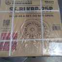 Fitvids 2" Olympic Bumper Plate Weight Plates with Steel Hub, 25LB, Pair