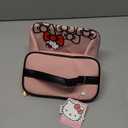 AmBealla Makeup Bag Large Waterproof Cosmetic Bags with Makeup Brush Holder, Cute Printed Makeup Organizer for Women Traveling,Portable Toiletry Bag for Girls (003 Gentle Pink)