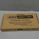 Bathroom Vanity Tray 11.8x5.9in of Acacia Wood - Elegant Organizer for Cosmetics, Jewelry, Perfume, Candle, Key - Premium Wood Tray for Bathroom, Kitchen, Countertop, Toilet Tank, Sink (Dark Brown)