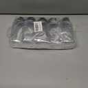 Goiio 5 Pieces 6 Ounce Plastic Juice Bottles, Clear Bulk Beverage Containers, for Smoothies, Juice Milk and Homemade Beverages