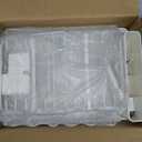 7 code Large Dish Drying Rack, 2-Tier Dish Racks for Kitchen Counter, Detachable Large Capacity Dish Drainer Organizer with Utensil Holder, Dish Drying Rack with Drain Board, White