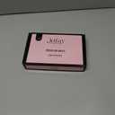 Press on Nails Short 5 Styles, Jofay Fashion 160Pcs Salon-Like Fake Nails with Chrome/Rainbow Laser/Chasing Light Cat Eye Designs, Acrylic French Tip Press on Nails Glue on Nails (A-01 Winter Daily)