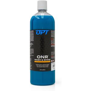 Optimum No Rinse Wash and Shine Version 5 - ONR Rinseless Car Wash Soap for Auto Detailing, Use On Paint, Ceramic Coatings, Glass, Interior (32 Oz)
