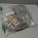 BARSDAR Long Wavy Curtain Bangs Wig - 26 Inch Long Layered Blonde Wig with Dark Roots for Women - Synthetic Sabrina Wigs Butterfly Haircut Curtain Bangs Soft Natural Looking - Ombre Blonde