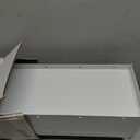Mail Boxes for House Outside, RAINHOL White Mailboxes for Outside, Galvanized Steel Post-Mount Mailboxes, 19 x 8.7 x 6.7 Inches