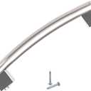 WB15X26821 Door Handle Replacement Compatible with GE Microwave Oven JVM6175SK2SS JVM7195SK3SS JVM6175SK1SS JVM6175EK2ES JVM7195SK1SS, 4464467 AP6024408 PS11736302 EAP11736302