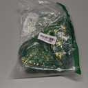 Gold Table Runner Christmas Snow Gauze Sheer Chiffon Cheesecloth Sequin 10FT Glitter Metallic Foil Dining Wedding Birthday Party Fall Winter Anniversary Holiday Centerpiece Table Decor Emerald Green