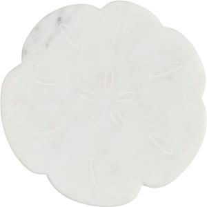 Mud Pie Mini Marble Board, 6 3/4" x 6 3/4", Sand Dollar