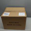 Goldenkey Luxury Jewelry Safe with Fingerprint&Keypad Lock, Document Safe Box with Soft Velvet Lining, Removable Shelf, High Security for Home Office, Hotel, 1.2 Cu.Ft.