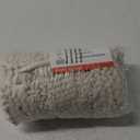 H.VERSAILTEX Bathroom Rugs Bath Rugs for Bathroom Non Slip Bath Mats Extra Thick Chenille Striped Rug 17" x 24" Absorbent Soft Shaggy Washable Dry Fast Bath Mats for Bath Room Floor - Ivory