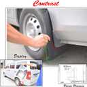XUKEY 4pcs Set Universal Mud Flaps for Car Pickup SUV Van Truck Mudflaps Splash Guards Mudguards Dirty Traps Fender Flares