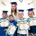 3 x JAPBOR Preschool Graduation Certificates for Kids - 30PCS Preschool Diploma Certificate Paper, Kindergarten Awards Diploma of Achievement for Printing, End of Year Student Reward Gifts School Supplies