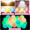 24 Pack Valentines Day Gifts for Kids Ceiling Sticky Balls Glow in The Dark Valentines Day Cards for Kids School Teens Boys Girls Stress Relief Fidget Toys Wall Ball Classroom Exchange Party Favors