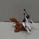 Dinosaur Toys, Remote Flying Dinosaur Drone Infrared Induction RC Flying Ball Toy for Kids Boys Girls Gifts LED Light Helicopter Flying Drone Indoor and Outdoor Games Toys for Age 8 9 10 11 12+ (Brown)