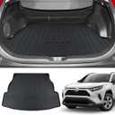 Powerty Cargo Trunk Liner for 2019-2024 2025 Toyota RAV4 Accessories, All Weather Heavy-Duty TPE Car Rear Truck Mat Cargo Protector