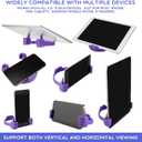 Yaomiao 16 Pcs Thumbs up Cell Phone Stand Holder Tablet Display Stands Adjustable Smartphone Desktop Holder for Office Bedroom Airplane Travel Christmas Stocking Stuffers(Multi Color)