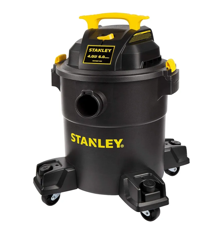 Stanley - SL18116P Wet/Dry Vacuum, 6 Gallon, 4 Horsepower Black