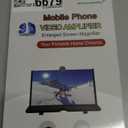 14 Inch Smartphone Screen Magnifier 3D HD Foldable Amplifier Phone Stand with Adjustable Angle Gift for Mom Dad Family Portable Universal Enlarger Movies Gaming Video