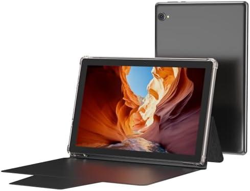 PEICHENG Tablet with Case, 10.1 Inches Android 13 Tablets, Quad CORE CPU, 8GB+128GB, Wi-Fi,IPS 1280 * 800 Screen, 2MP front/8MP Back Camera,6000mAh Battery – Black