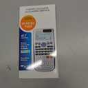 Scientific Calculators, IPEROT Black Math Calculator with 417 Function, Solar Battery Power and 4-Line Display, School Supplies for Middle High College Students Teachers (Black 991ES)