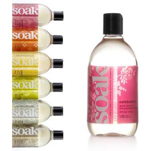 Soak Laundry Soap No Rinse, Plant Derived Hand Wash Detergent - 375 ml / 12 fl. oz, 75+ Washes (Celebration)