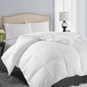 Easeland King Size Soft Quilted Down Alternative Comforter White 90 x 102 in