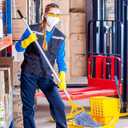 Commercial Heavy Duty Mop Heads Replacement: 6 Packs Industrial Wet Mop Head for Floor Cleaning - Commercial Products Looped End String Head Refills