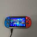 X7 Handheld Game Console, Built in 10000 Games and 10 Emulators, 4.1Inch H D Screen Rechargeable Handheld Retro Game Console, Retro Gaming Console Handheld Support Video Output Music Ebook