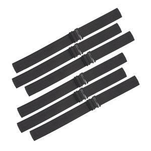 Adjustable Straps For Wigs And Making WigsAdjustable Wig Bands (Black, 1 x 6pcs)