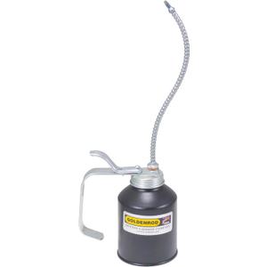 Dutton-Lainson Company - GOLDENROD (707) Industrial Pump Oiler with 8" Flex Spout - 12 oz Heavy-Duty Capacity, Zinc Die-Cast Pump, Flexible Reach, Rust-Resistant Steel, and Precision Oil Delivery