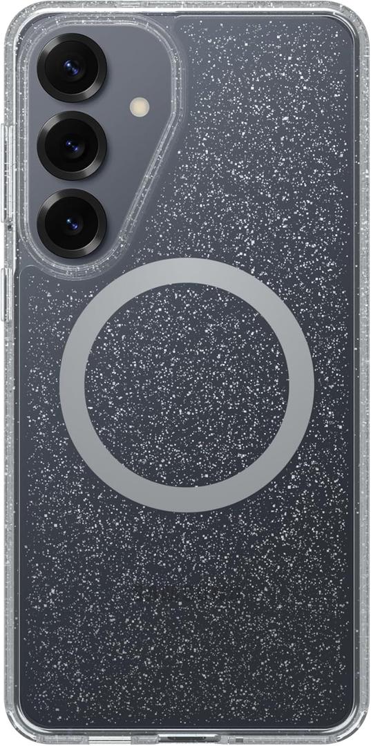 OtterBox Samsung Galaxy S26+ Symmetry Series Case - Stardust 4.0, Clear, Thin, Glitter Samsung Phone Case, Built-in Fast Charge Magnets & Raised Edges