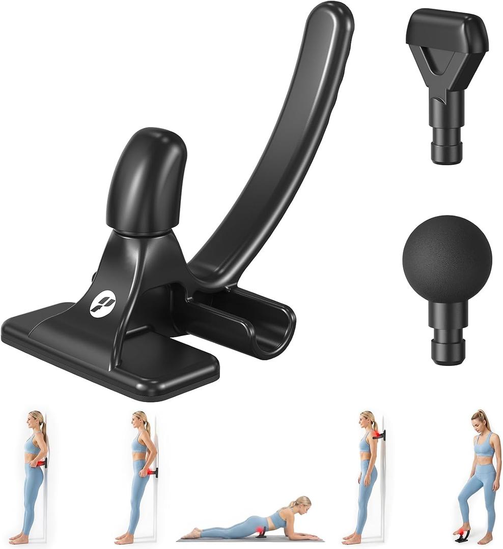 Psoas Release Tool, Hip Flexor Release Tool, Hip Release Tool Fully Adjustable for Iliacus Muscle Pain Relief, Hamstring, Glute, Sciatica & Myofascial Release,Black