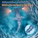 Remote Control Shark Toys High Simulation,Water Toys for Kids, High Simulation Shark for Pool & Bath, Ideal Gifts for Boys Ages 6+(Blue)