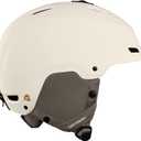 Retrospec Zephyr Ski Helmet - Snowboard Helmet for Adults & Youth with Adjustable Fit, 9 Breathable Vents, Removable Washable Earmuffs - Snow Sports Helmet for Men & Women (Medium, Matte Eggshell)