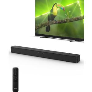 Philips B4000 2.0 Channel Bluetooth Soundbar - HDMI ARC, Roku TV Ready, 60W Max Power, Black