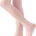 EPEIUS Ballet Tights for Girls 90D Footed Dance Tights Toddler Ultra Soft School Stockings Kids Leggings 3T-14 Years Old