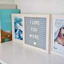 Customizable Engagement Picture Frame for Girlfriend, Cute Personalized Picture Frame for Couples, Anniversary, Love Picture Frame, Engagement Frame (Standard, Cream)