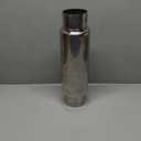 A-KARCK 3" Inlet Exhaust Resonator, 3" Inlet 3" Outlet 13.8" Overall Length Muffler Resonator Stainless Steel Polished