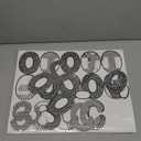 Cardstock Letters Black and White