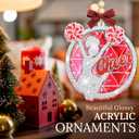 HEXMOZ Cheer Ornaments for Christmas Tree - Cheerleading Ornament for Women, Cheerleaders, Girls - Cheerleader Ornament Present Ideas, Xmas Ornaments Holiday Decorations 2025